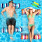 MOYKSRR Colchoneta Piscina Adultos, 2PCS Hamaca Inflable, 4 en 1 Hamaca Inflable Piscina con 2 Bomba de Aire, Multi-Propósito Tumbona Piscina Flotador de Agua Portátil para Piscina, Playa