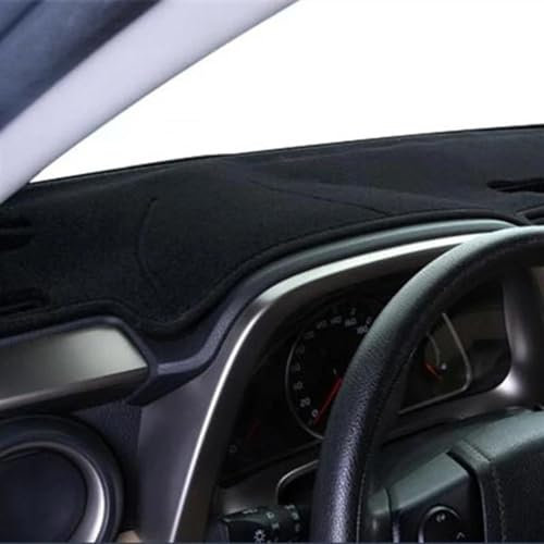 TRFBD passende Innenteppiche Auto Auto Innere Dashboard Abdeckung Konsole Schutz Teppich Dashmat Cape Für Benz Für Vito III (W447) 2015-2020 (Color : Black LHD)