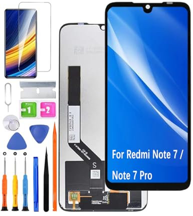 HLYGZX Pantalla LCD de repuesto original para Xiaomi Redmi Note 7 / Note 7 Pro, M1901F7G M1901F7H M1901F7I M1901F7S Pantalla LCD Pantalla LCD Touch Digitizer Assembly Kit de piezas de reparación