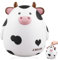 Kawaii Kuh Sparschwein Groß, Unzerbrechliche Münzbüchse, Spardose Für Kinder Erwachsene, Kreative Spardose Für Jungen Mädchen, Geburtstags Baby Dusche (Weiß)