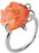 DyLyz Boho Krallenfassung Karneol Steinringe Vintage Handarbeit Rohstein Chakra Ring Natürlicher Kristall Statement Verstellbare Geburtsstein Ringe Für Urlaubsparty