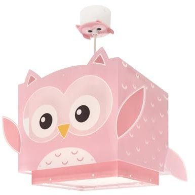 Dalber kinderlampe Pendelleuchte Hängelampe Little Pink Owl Rosa Eule Tiere