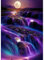 Doreenstar Diamond Painting Wasserfall im Mondschein 30x40 CM, 5D Diamant Painting Bilder Mond Wasserfall, DIY Vollbohrer Diamant Malerei Set für Erwachsene Kinder Anfänger