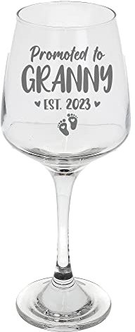 Always Looking Good Verre à vin – Cadeau d'annonce de bébé, révélation de grossesse, nouvelle idée de cadeau Est 2025 (grand-mère 2025)