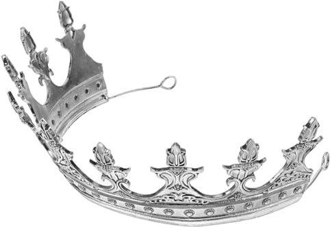 Ipetboom Unisex Vintage Königskrone Haarschmuck Filigranem Design Edel Und Königlich Für Hochzeit Fasching Karneval Theater Und Festliche Anlässe