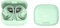 QXUFV Wireless Bluetooth Earbuds, In-Ear Headphones with Charging Case, Green