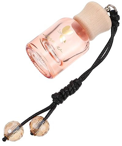 HEALEEP Auto Parfüm Glas Flasche Anhänger Zur Aufbewahrung Von Parfüms Und Ätherischen Ölen Mit Exquisiter Verarbeitung Und Einfacher Installation Für Einsatz Im Auto Dekoration Für Zuhaus