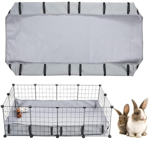 YMTWSRY wasserdichte Meerschweinchen Unterlage Matte, Oxford-Stoff Pipipads Meerschweinchen Käfig Einlage Waschbare PIPI Pads for Kleintier Kaninchen Hamster (121× 62 × 10cm)