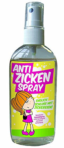 Anti-Zicken-Spray für Kinder, Mädchen und Frauen ;-) - Lustige Geschenkidee zum Geburtstag - Nikolaus - Adventskalender - Wichtelgeschenk