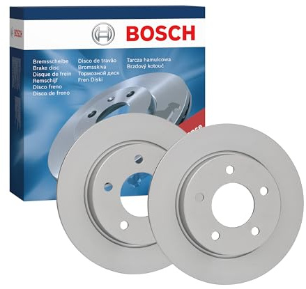 Bosch BD2216 Brake DiscSet - 265.0 mm Solid Discs - REAR Axle - ECE-R90 Certified - Long Service Life, Advanced Corrosion Protection - 1 Set of 2 Discs