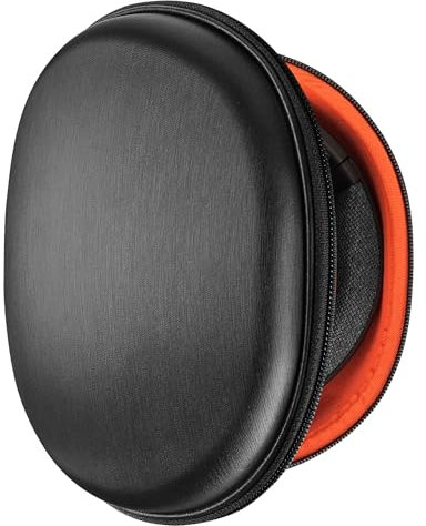 Geekria Shield Headphones Case Compatible with Skullcandy Riff 2, Crusher ANC/Evo/360, Hesh 3, Replacement Hard Shell Travel Carrying Bag with Cable Storage (Black)