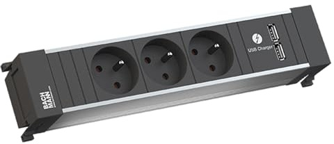 BACHMANN POWER FRAME 3xUTE 1xUSB Charger Strom 0,2m GST18