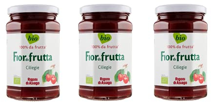 3x Rigoni di Asiago Fiordifrutta Kirschen BIO Brotaufstriche Konfitüre 250g