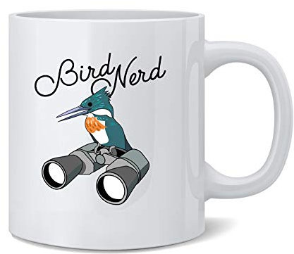 Poster Foundry Bird Nerd Birdwatching Cute Funny Ceramic Coffee Mug Tea Cup Fun Novelty Gift 12 oz