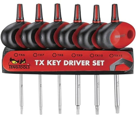TENGTOOLS 237730106 Tengtools Model MDM706TXT Mini Screwdriver, Set of 6