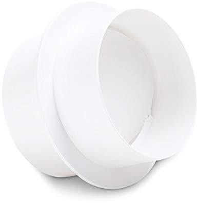PYouo-small air vent, 80-200mm PVC Round Pipe Draft Blocker Backdraft Damper, One Way ventilation fan, air duct Check Valve, Kitchen Ventilation Grill , Home decoration accessories ( Color : 100mm )