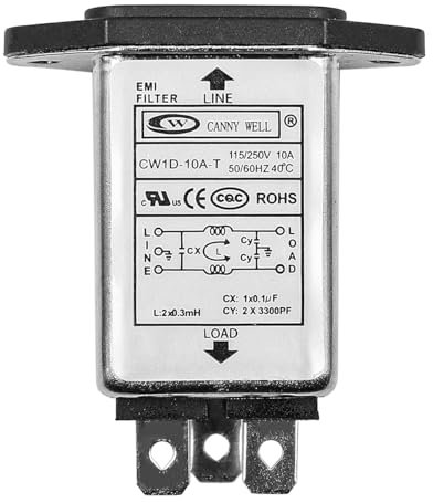 Filtro di alimentazione CENPEK Presa di alimentazione EMI Presa CW1D 10A Tipo T Monofase AC 220v