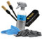 detailmate Allzweckreiniger Set: Koch Chemie Allround Surface Cleaner 500ml + Nuke Guys Reinigungspinsel Small & Large + Textilbürste + 2X Premium Mikrofasertuch 320GSM