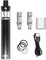 VAPTIO Tyro Kit 1500 mAh 25 W All-in-One Vape Pen Elektronische Zigarette Starter Kit, mit 2 Stück Cosmo Coil 1,6 Ohm / 0,7 Ohm, No E Liquid No Nicotine (Schwarz)