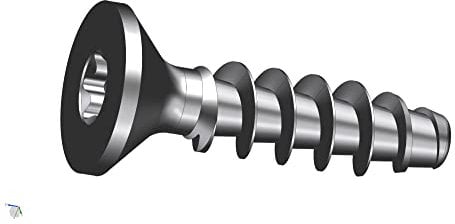 Schriever STS 3x14mm Edelstahl Thermoplast-Senkkopfschraube KN1041, Anzahl:10 Stück