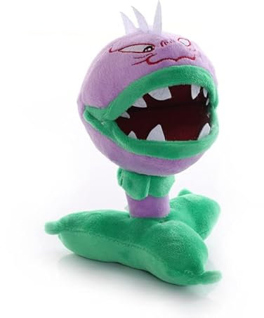 Aolivia Pvz plush-come with 50pcs stickers, Pvz stuffed doll, Cute plants pvz soft toys (small chomper)