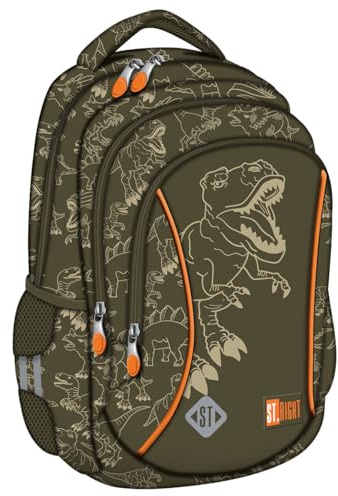 ST.RIGHT T-Rex Junior BP26 Schulrucksack, Brown, 15″