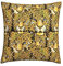 Kissenhülle Leopardenmuster, Schwarzer Hintergrund Sofakissenbezug Individualität Kissen-Bezug Dauerhaft Wurfkissenbezug 45X45Cm Für Büro Couch Zimmer Schlafzimmer