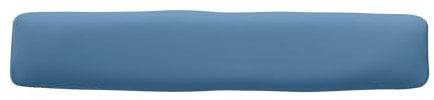 kwmobile Almohadilla para Diadema Compatible con Sony WH-CH520 - Banda de Cuero sintético - Azul