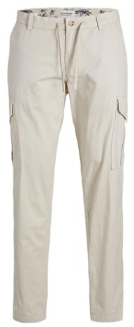 JACK & JONES Cargohose Herren,Moonbeam,32W / 30L