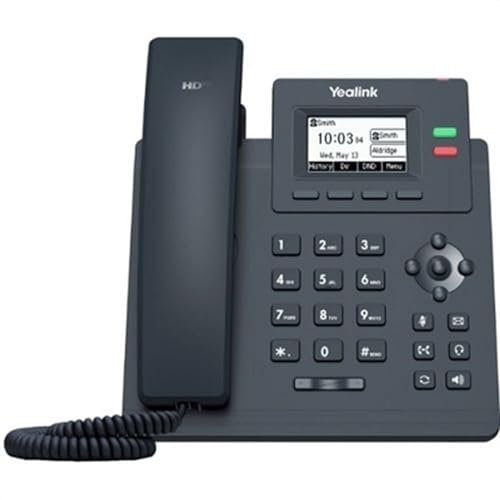 Yealink SIP-T31W - VoIP-Telefon mit Rufnummernanzeige - IEEE 802.11a/b/g/n/ac (Wi-Fi) - f?nfwegig Anruffunktion - RTCP-XR, VQ-RTCPXR, SIP, SIP v2, SRTP, ICE - 2 Leitungen - Classic Gray (1301039)
