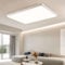 LED Deckenleuchte dimmbar mit Fernbedienung 72W Deckenlampe Weiß Rechteckig Wohnzimmerlampe Metall Modern Design Lamp für Schlafzimmer Esszimmer Arbeitszimmer Balkon Büro Rechteck, 65 * 43 * 5CM
