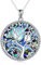 Eule Kette für Damen Sterling Silber Mondstein Leben des Baumes Anhänger Kette Eule Schmuck für Damen Mädchen