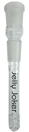 Jelly Joker HQ Lochdiffusor Chillum Kupplung mit 18.8/18.8 Laborschliff alle Längen (13 cm 18.8er Schliff)