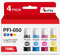 PFI-050 70ml Pigment Ink Tank Set Remanufactured for Canon PFI-050 PFI050 Ink Bottle Compatible with Canon imagePROGRAF TC-20 TC-20M Printer tc20m tc20 Ink (Black Cyan Magenta Yellow)