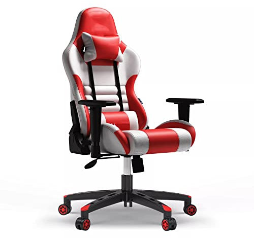 DONGPAO Spielstühle, Verstellbarer Bürostuhl, ergonomischer Computersessel, Gaming-Stuhl, LOL Computerstuhl, Café