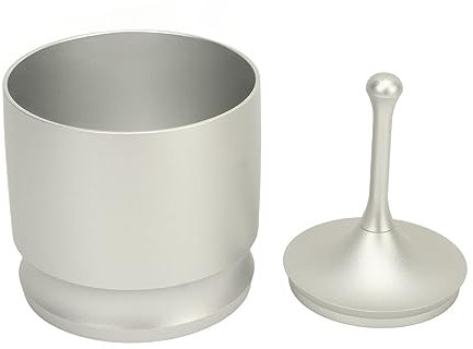 58 Mm Blindschüttler für Espresso Kaffeepulver, Auffangbehälter für Kaffeedosierringe, Anti Flug Kaffeepulver Picker aus Aluminiumlegierung, Zubehör für die Kaffeezubereitung 58