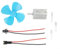 Zeroupshop Kit de turbina de viento de 12V, generador de CC, generador de dinamo, kit de generador de energía eólica de baja tensión