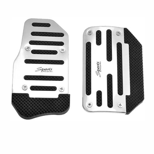 STLYBAZ Auto-Anti-Rutsch-Fußpedal für Opel Corsa E 2014-2019, Pedal Set Kraftstoff-Beschleuniger-Bremspedal-Pads-Kit Pedale-Abdeckung ZubehöR,A-Automatic