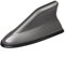 Antenne Voiture Auto Radio AM FM Antenne Amplificateur De Signal Voiture Toit Montage Universel Aileron De Requin Antenne Aérienne Toppers 16 Cm Antenne Voiture Puissante(D)