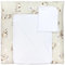 TupTam Wickelauflage mit 2 wasserfesten Frotteebezügen – weich gepolstert & hautfreundlich MAR02579, Farbe: Giraffe Beige, Größe: 75 x 80 cm