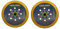 6 Dual Action Hook + Loop DA Orbital Backing Pad Sander Sanding 2 Pack