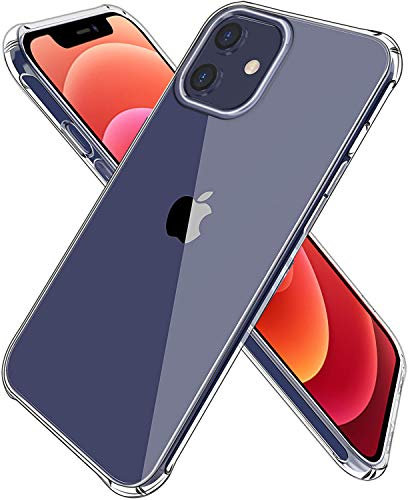 KP TECHNOLOGY iPhone 12 / iPhone 12 Pro - Clear Case Ultra Thin Transparent Silicone Gel Cover for iPhone 12 / iPhone 12 Pro (iPhone 12 6.1, Clear)