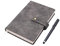 A5 408 Seiten Verdicktes Tagebuch Agenda Notizbuch Bürotagebuch Agenda Tagebuch Business Arbeitstagebuch Besprechungsbuch Klassisches Tagebuch Tagebuch Schulmaterial mit Stift (Grau)
