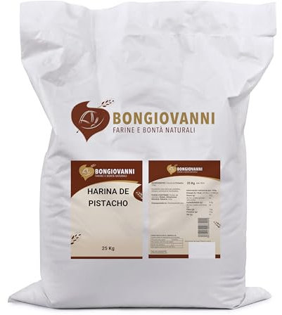 Bongiovanni Farine e Bonta' Naturali Harina de Pistacho 25Kg 25000 g