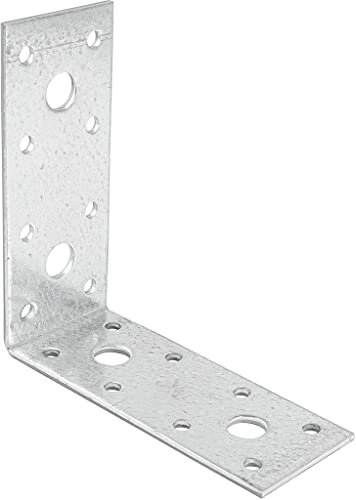 KL4 Schwerlast-Winkelverbinder mit Sicke 100x100x40x2.5 mm/Großpack / 20 Stk Stück