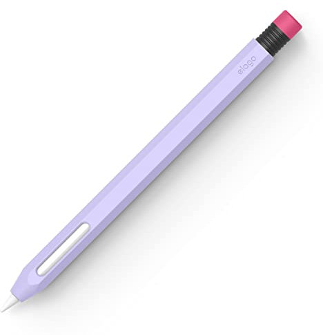 elago Funda Clásica de Silicona Compatible con Apple Pencil Pro y Apple Pencil de 2ª generación - Compatible con Carga Magnética y Doble presión (Lee Las Instrucciones de instalación)