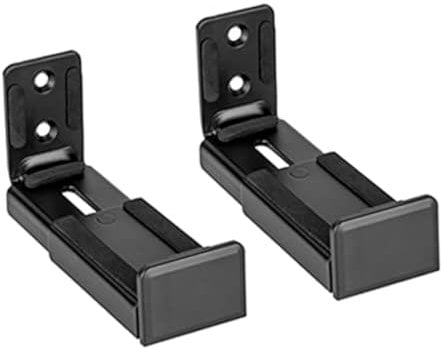 Beetronic Soundbar Bracket Wall Mount Adjustable Depth 15KG Universal Sound Bar Speaker Shelf 90 to 154mm Black