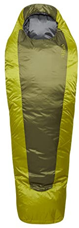 Rab Solar Eco 0 Schlafsack, Chlorite Green, Long Left