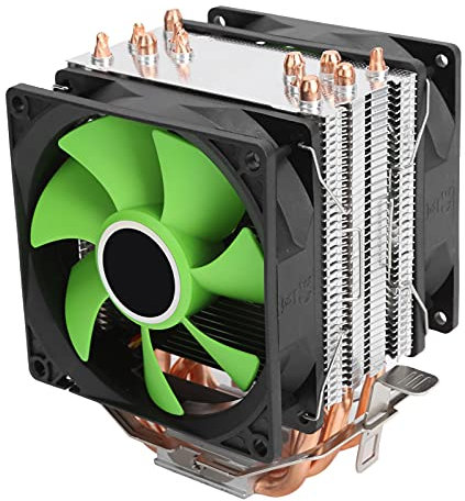 Cpu Cooler, Practical Efficient Heatsink Fan Green for Cpu for Computer for Desktop