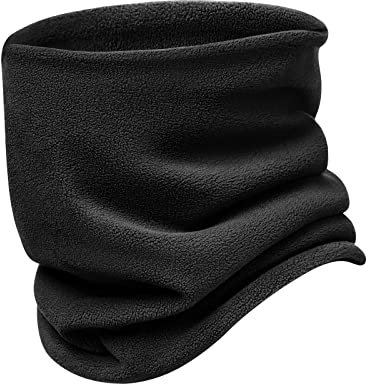 Oscenny Neck Warmer,Long Size Double Layer Soft Elastic Fleece Thick to Keep Warm Even Under O°C for Winter Cold Weather Skiing Cycling Moto Runnning Men Women